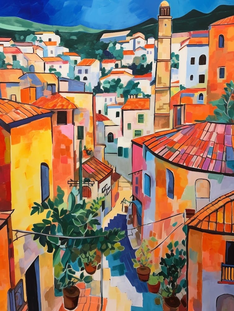 Altamura Italy 3 Fauvist Painting