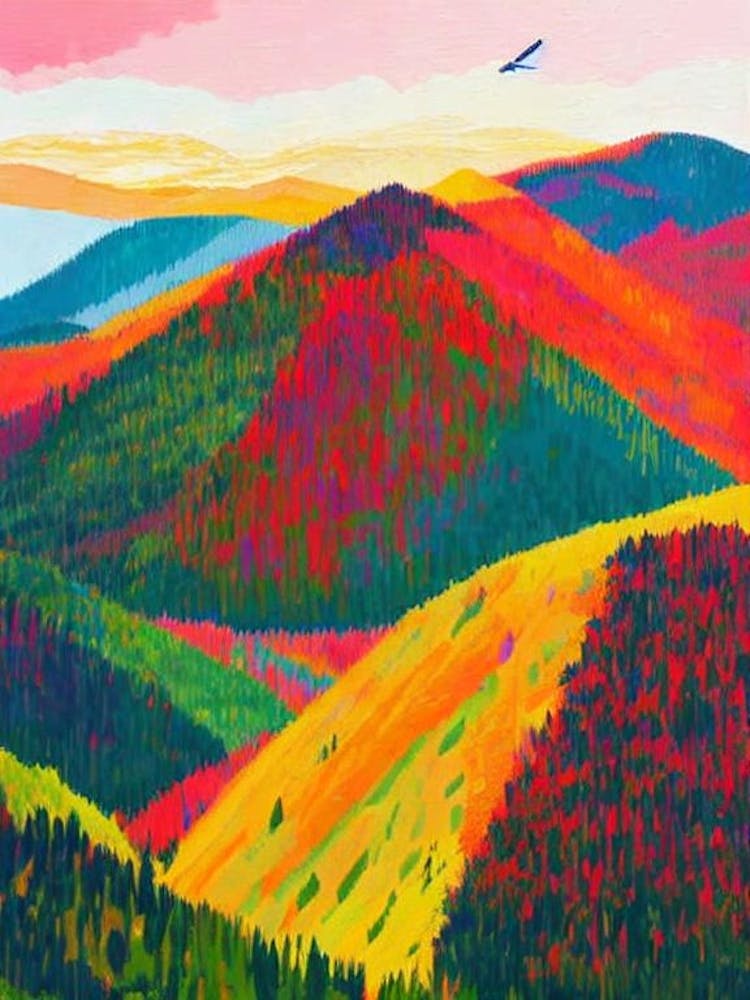 Pribaikalsky National Park 1 Russia Abstract Colourful