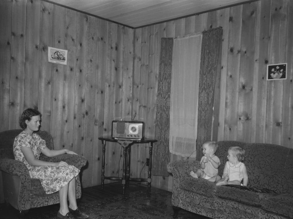 Living Room In Project Home, Lake Dick, Arkansas By Russell Lee
