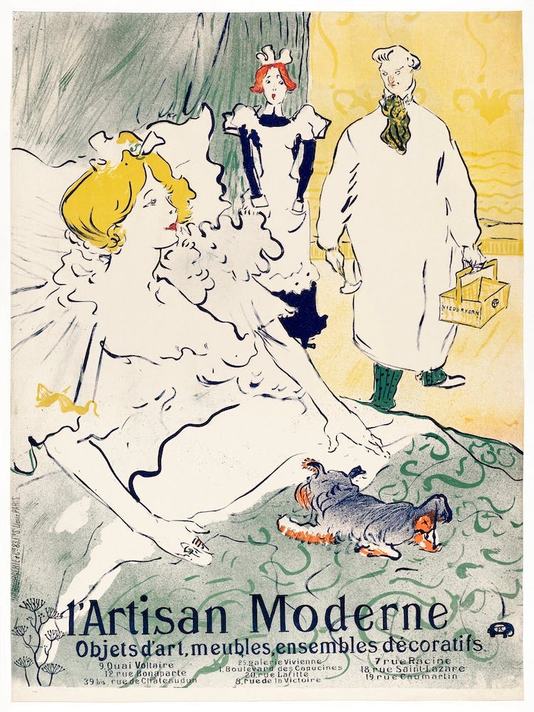 L Artisan Moderne (1896), Henri de Toulouse-Lautrec