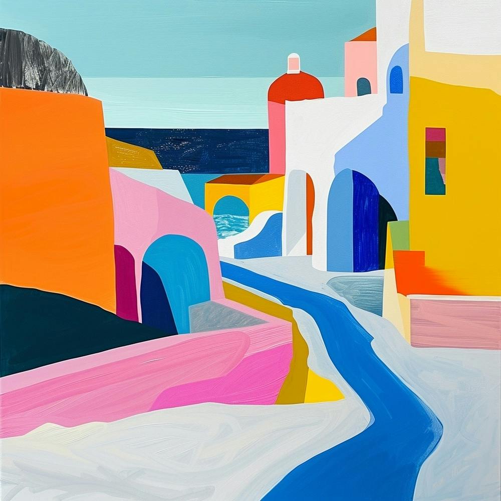 Abstract Travel Collection Greece 5