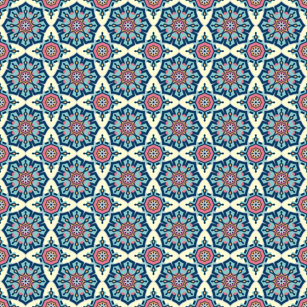 Abstract Mandala Seamless Background Texture