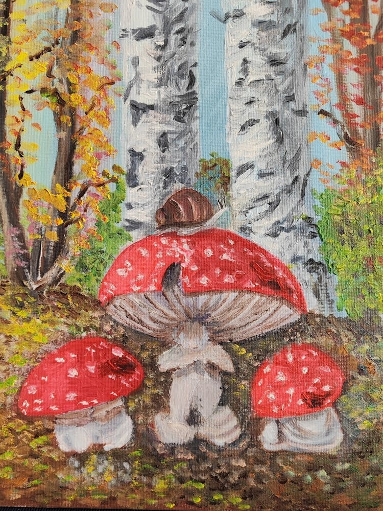Mushroom In The Woods