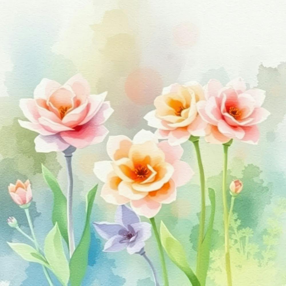 Watercolor Flowers 33