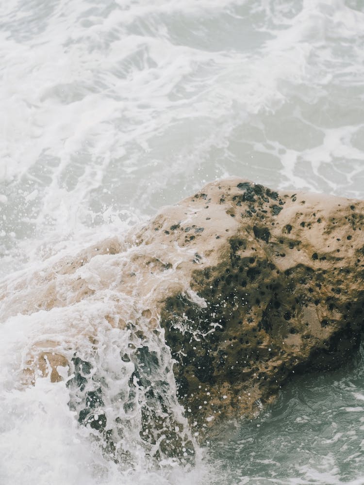 Waves On Rocks
