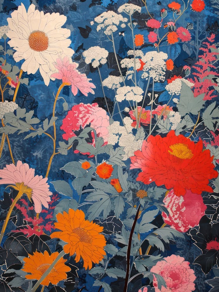 Great Japan Hokusai Japanese Flowers 6