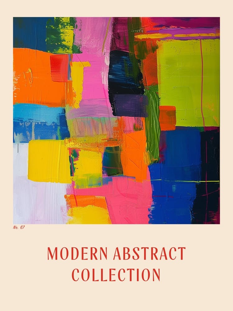 Modern Abstract Collection Poster 67
