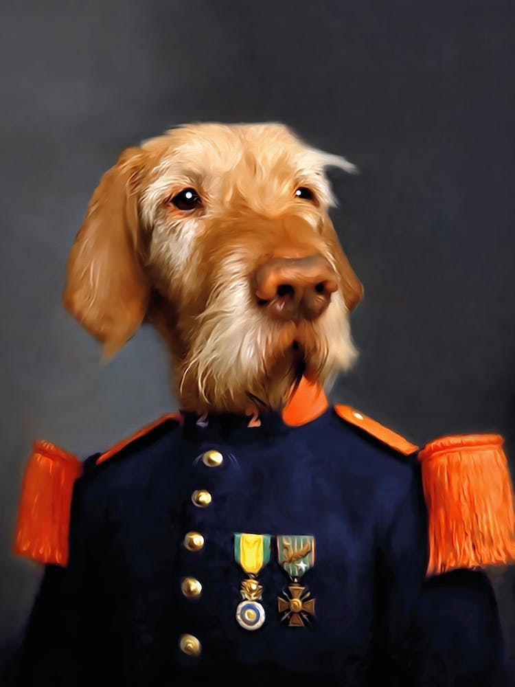 Officer Pastis Pet Portraits