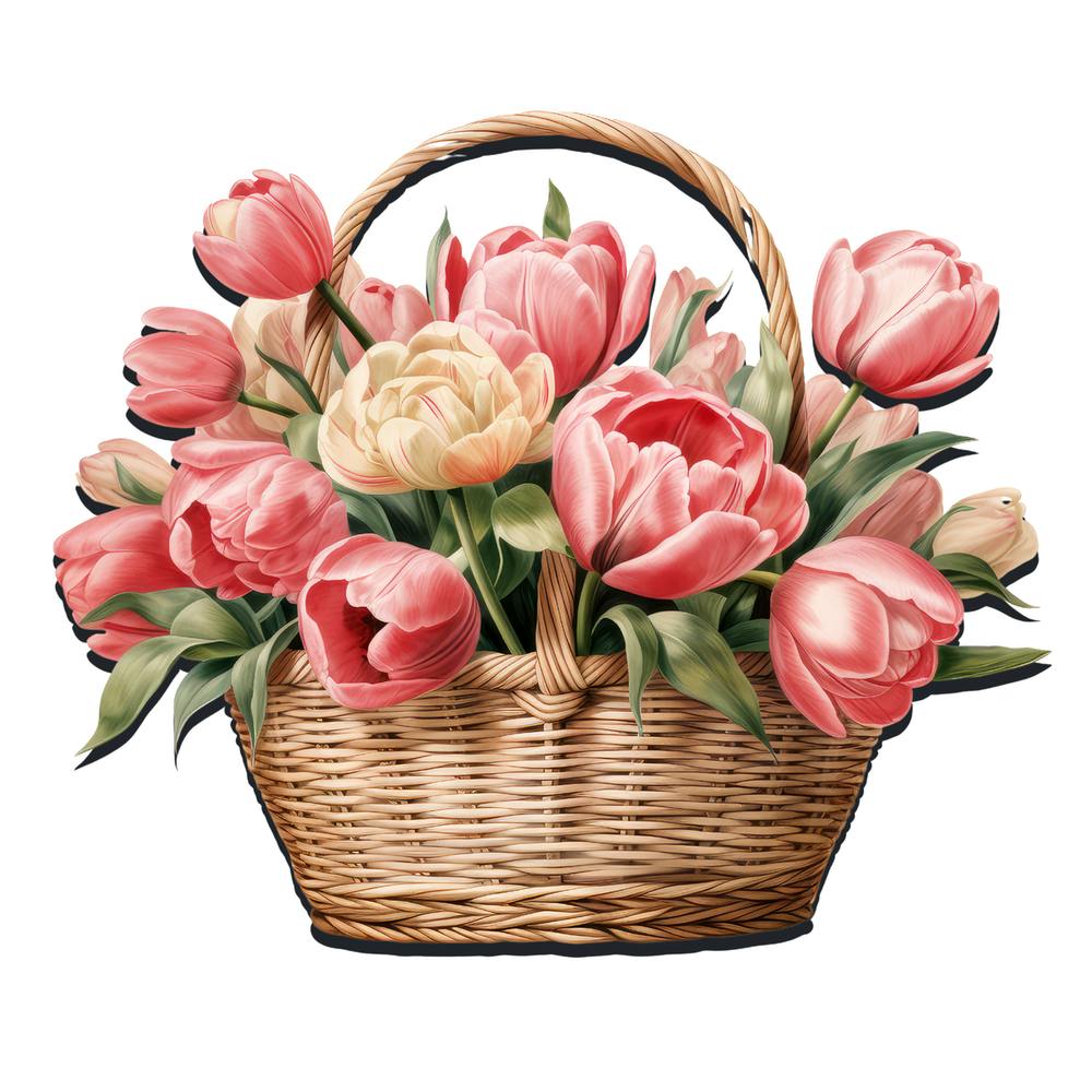 Tulip Serenity Peaceful Botanical Wall Art