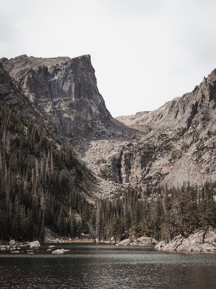 Rugged Mountain Lake