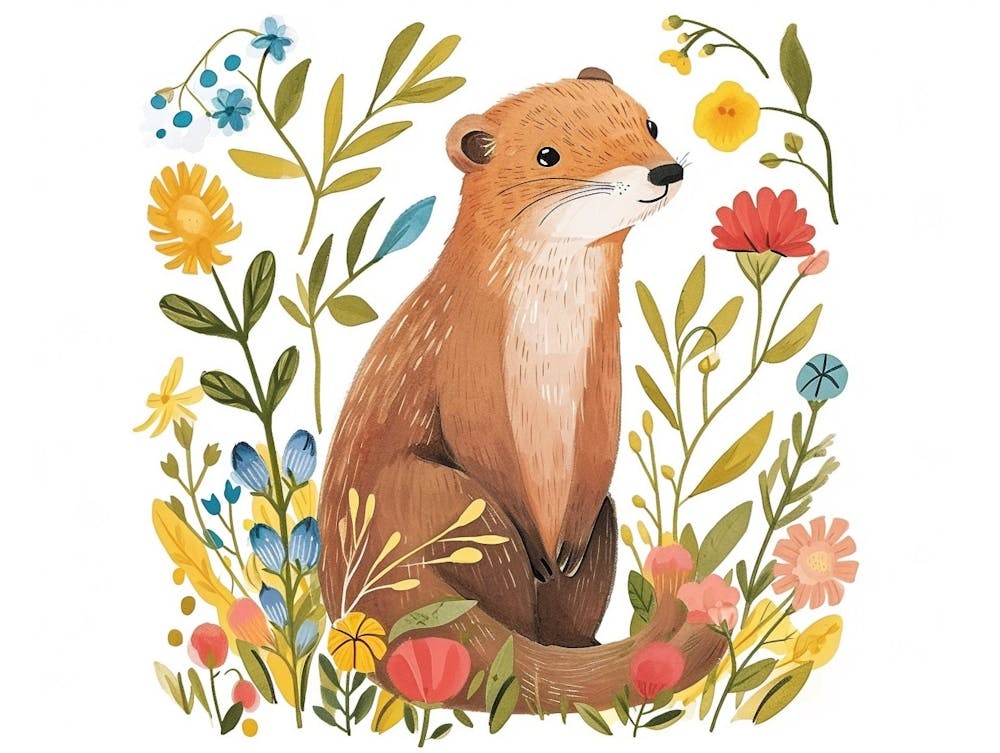 Little Floral Ferret 3