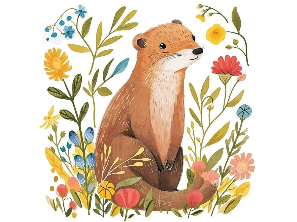 Little Floral Ferret 3