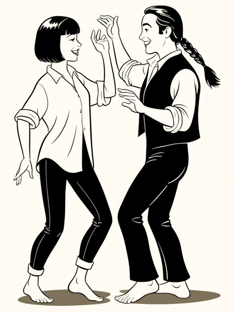 Man And Woman Dancing 1