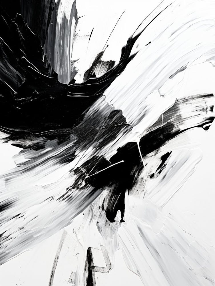 Energy Abstract Black And White 5