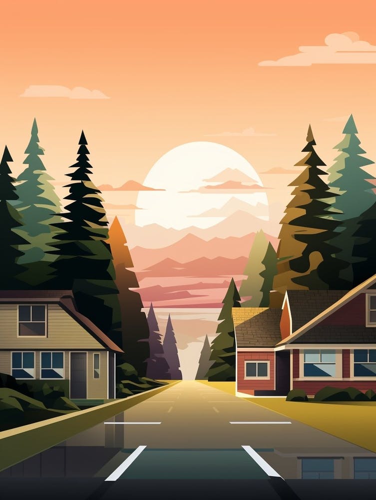 Suburban Abstract Minimalist 11