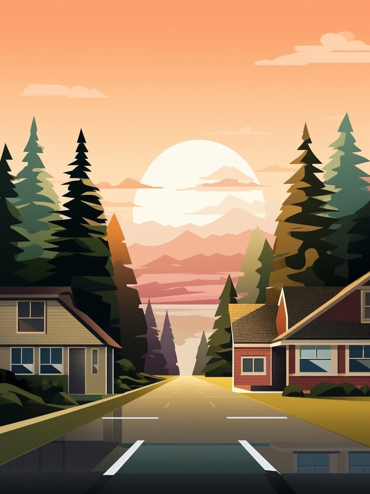 Suburban Abstract Minimalist 11