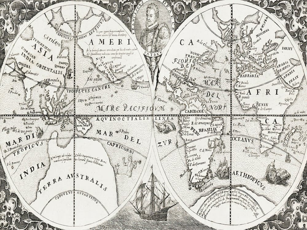 Grand Voyages, Part VIII Title Page From Grand Voyages (1596)