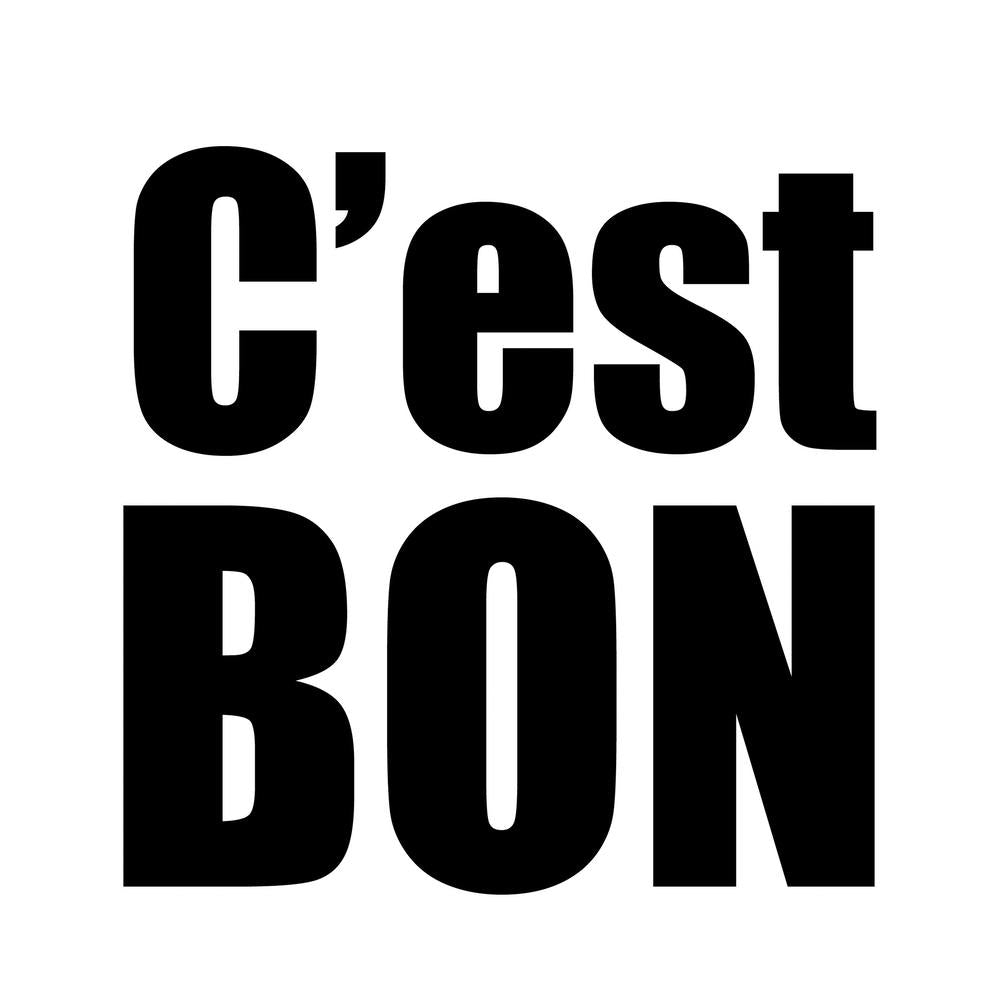 Cest Bon Monochrome Square