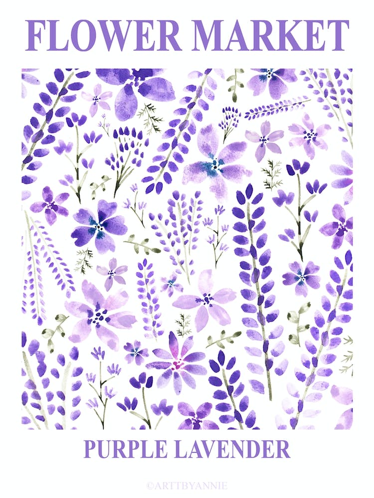 Purple Flower Market
