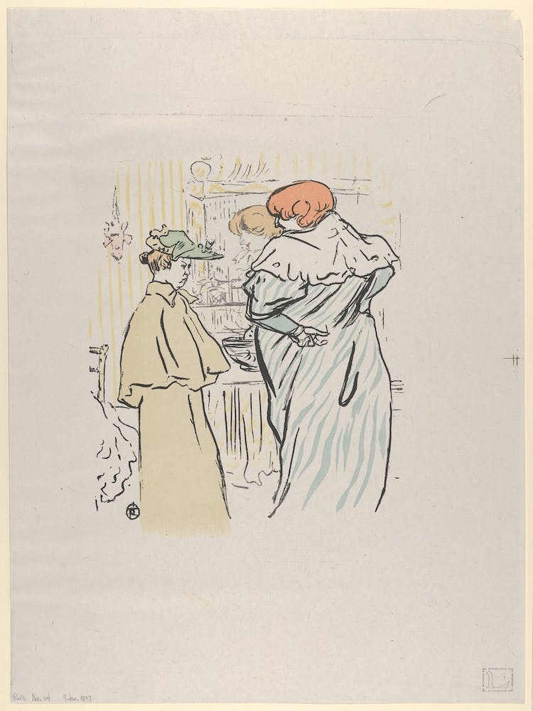 Alors Vous Êtes Sages, Henri de Toulouse-Lautrec