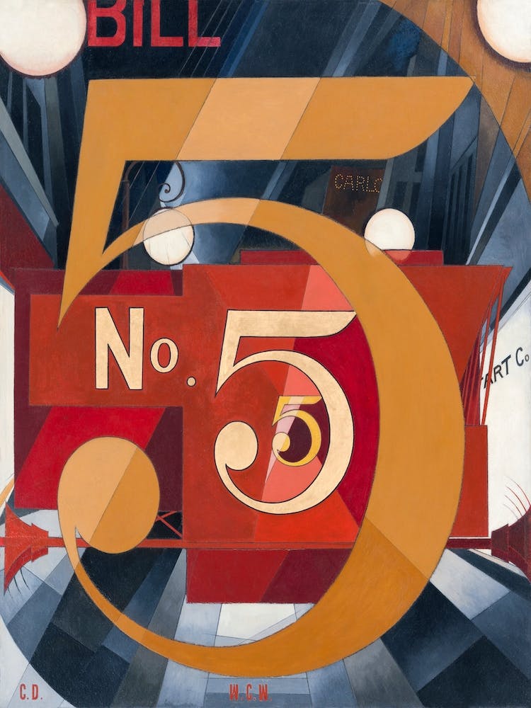 I Saw The Figure 5 In Gold, Charles Demuth