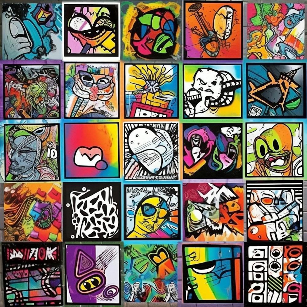 Graffiti Wall Art 1