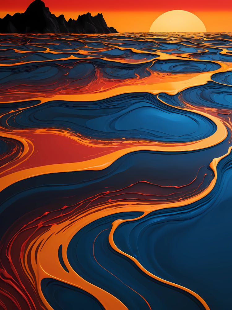 Sunset Over The Ocean 30