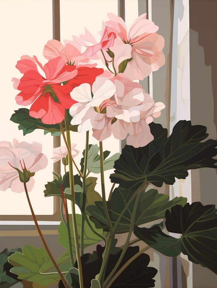 Blumenillustration Geranie 3