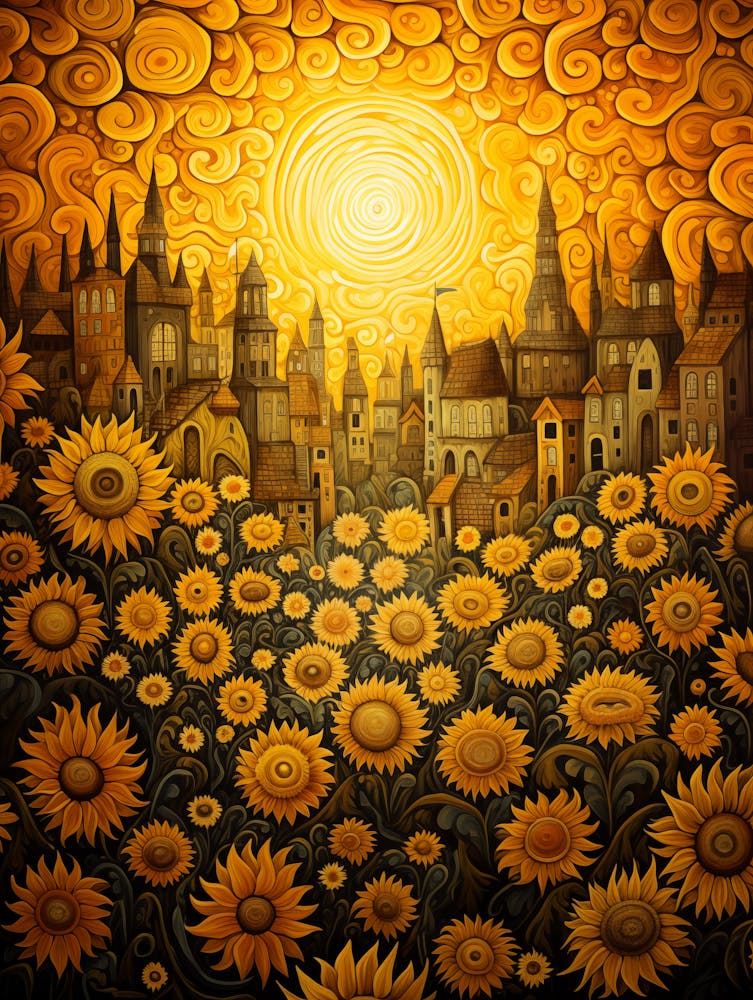 Sunflowers In The City