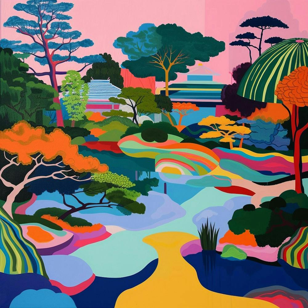 Colourful Gardens Rikugien Gardens Japan 1