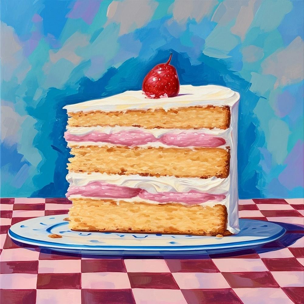 Pastel Tile Victoria Sponge 4