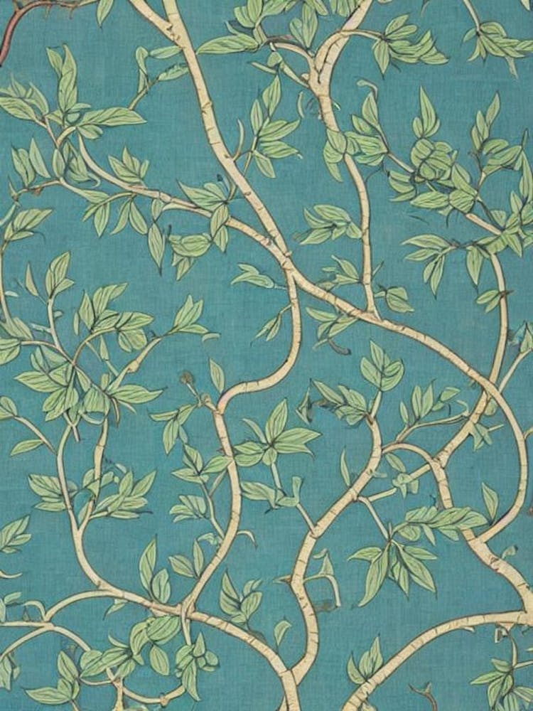 Aspen tree Vintage Botanical