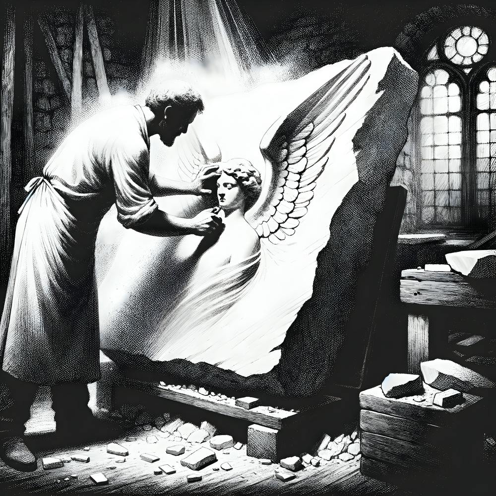 Angel Carving