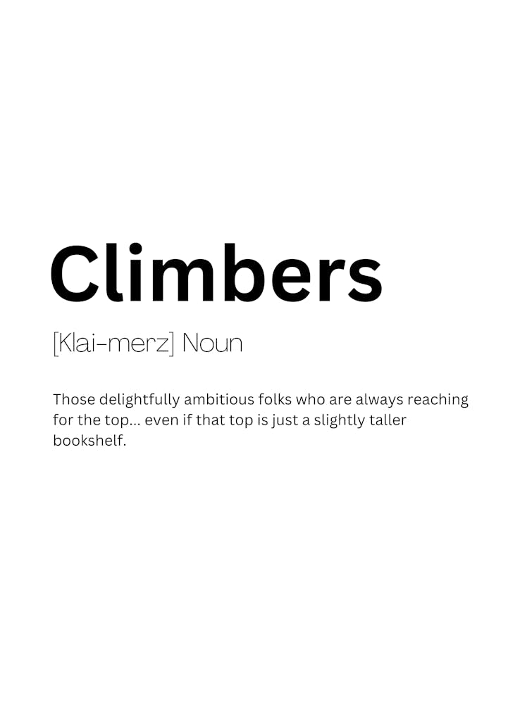Climbers Definition Meaning