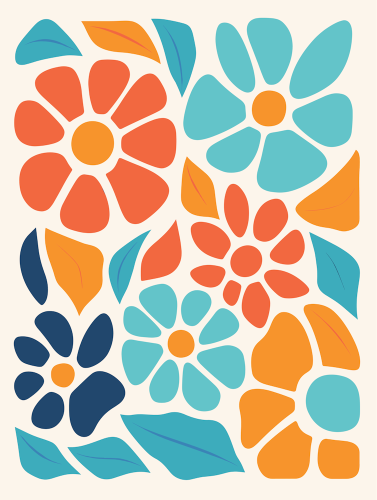 Abstract Floral Pattern 35