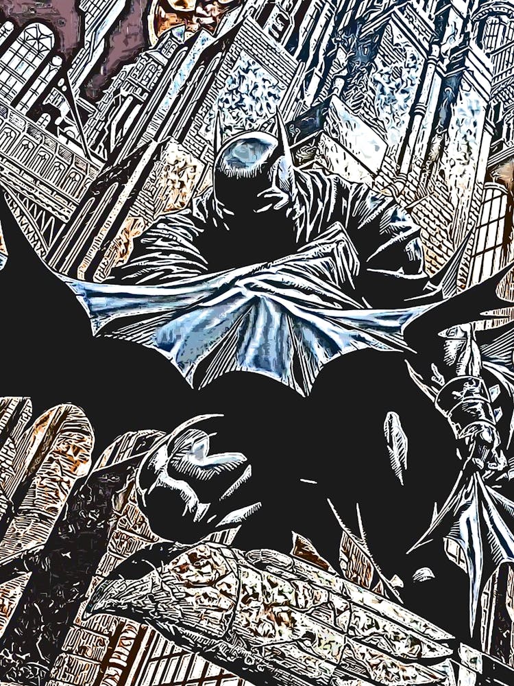The Batman Comic Art