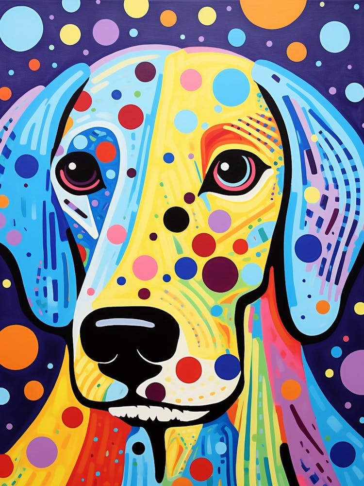 Pop Art Dotty Dog 1