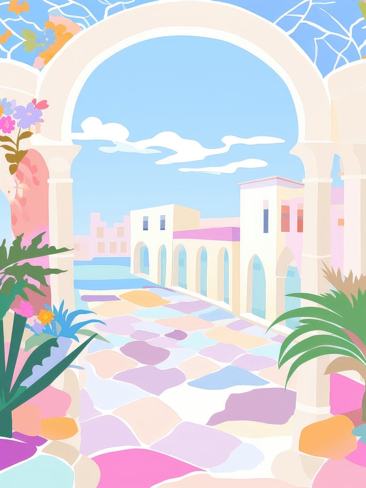Ostia, Italy Colourful View 2