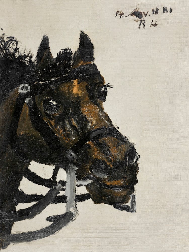 Horse Head (1881), Richard Roland Holst
