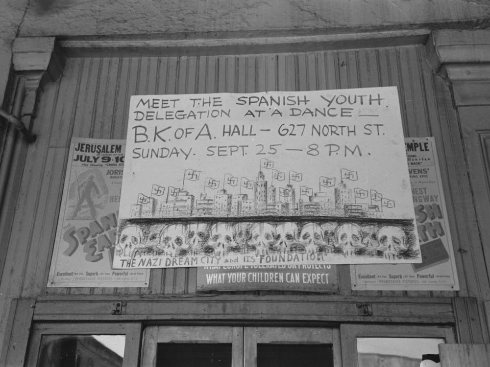 Sign, Decatur Street, New Orleans, Louisiana By Russell Lee