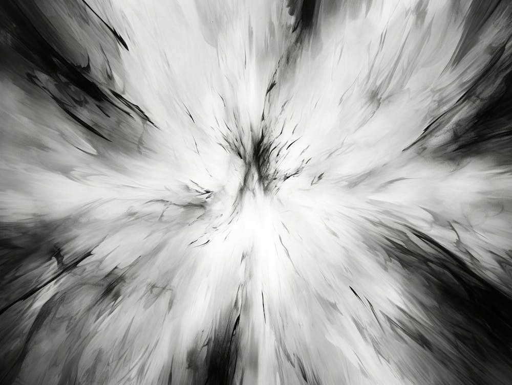 Enlightenment Abstract Black And White 7