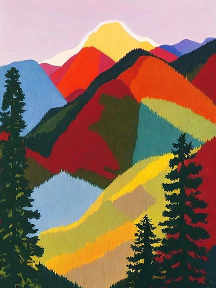 Berchtesgaden National Park Germany Abstract Colourful