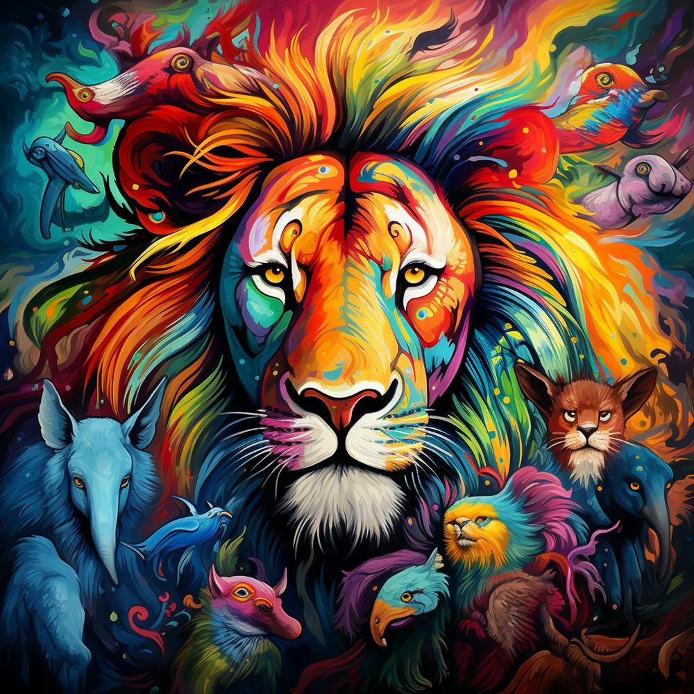 Lion Impression