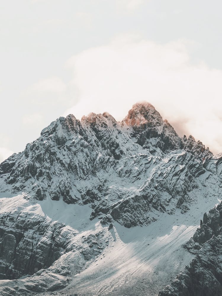 Winter Mountain Peak