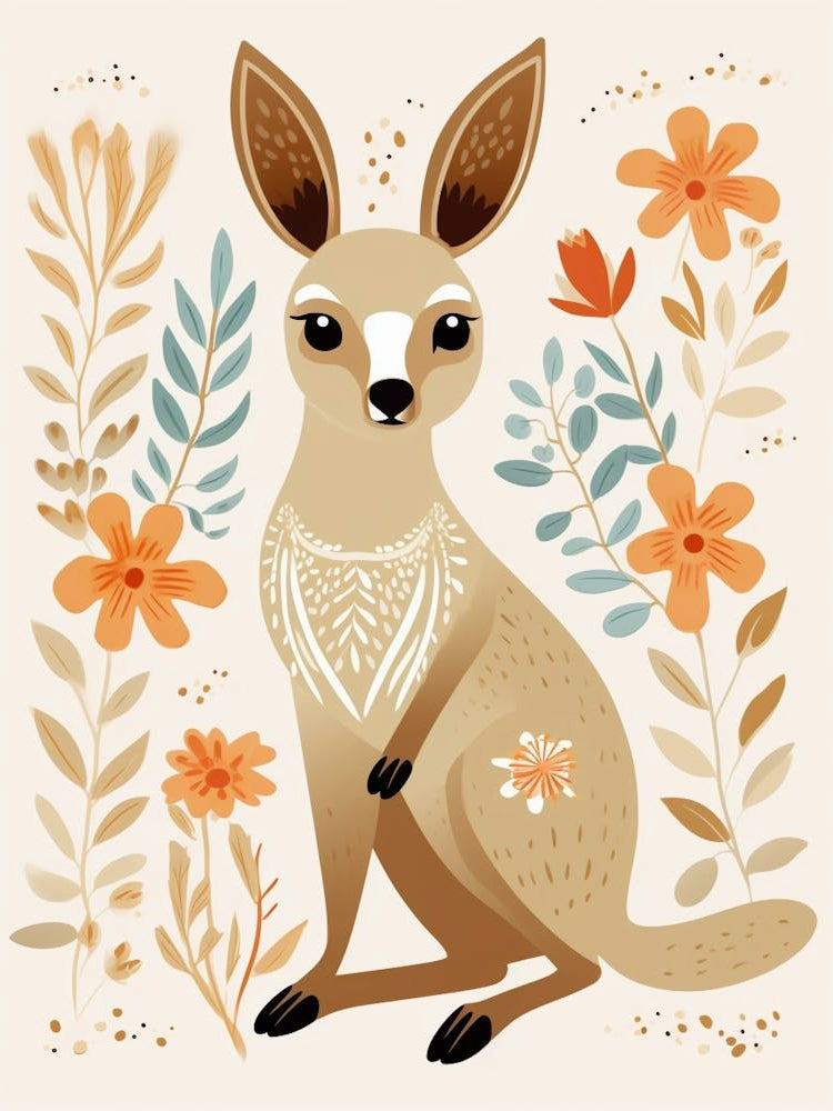 Baby Animal Illustration  Kangaroo 4