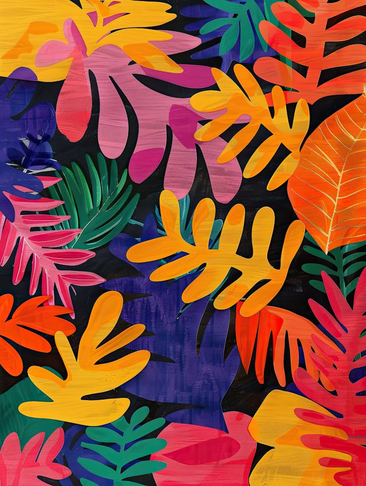 Prismatic Tropics Matisse Style
