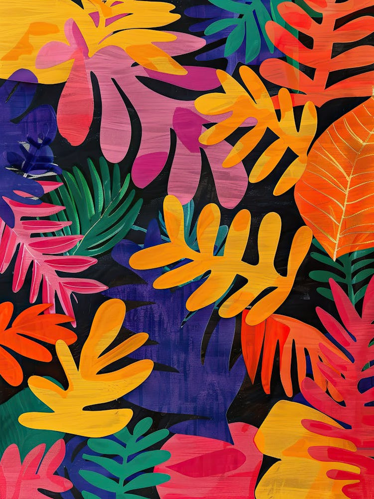 Prismatic Tropics Matisse Style