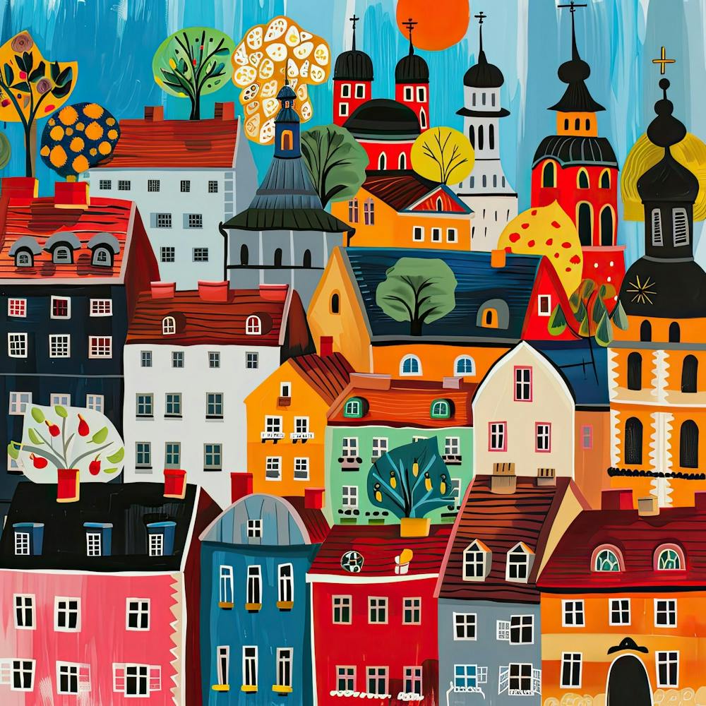 Kids Travel Illustration Warsaw 3