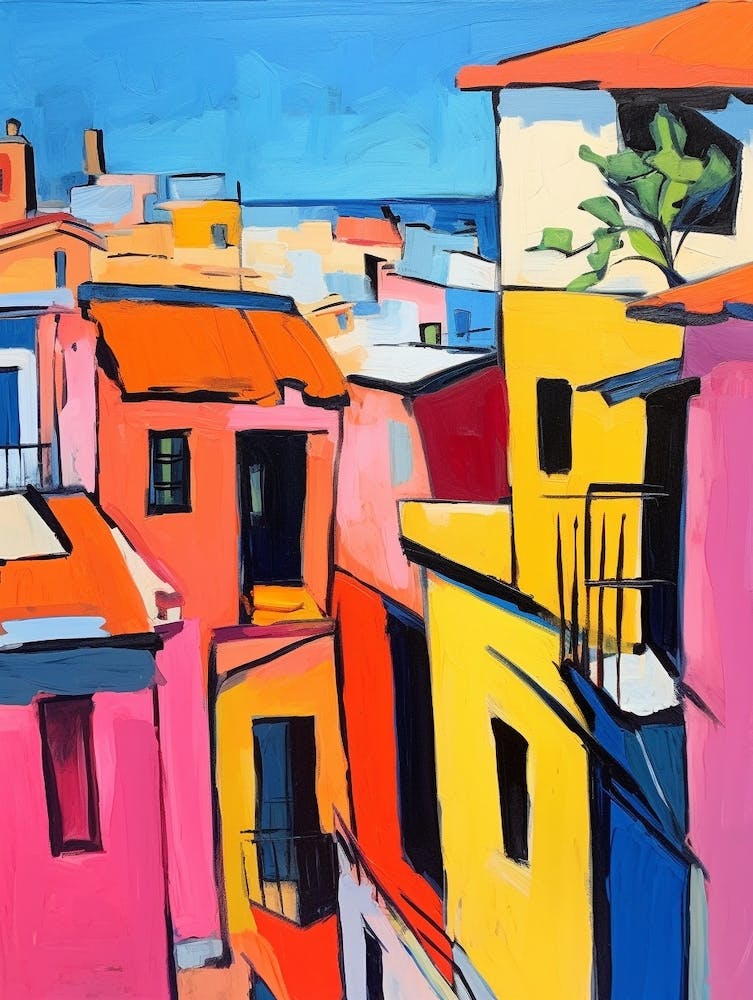 Izmir Turkey 1 Fauvist Painting