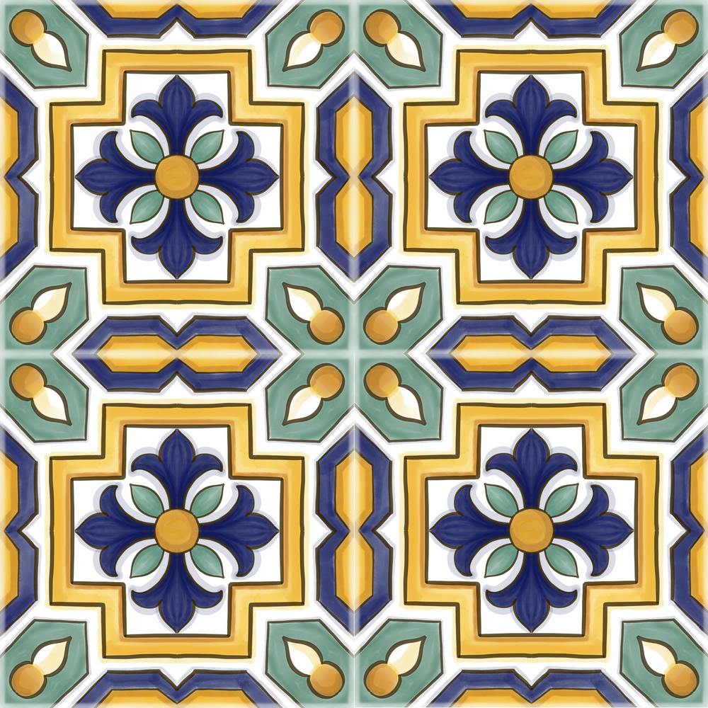 Geometric portuguese tile 1
